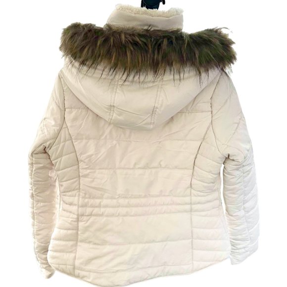 NWT MARALYN & ME JUNIORS' WAIST DRAW CORD PUFFER COAT - Picture 3 of 4